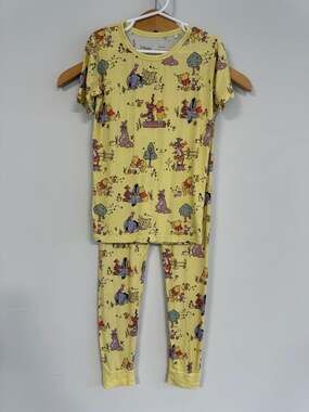 Little Sleepies Disney Playtime With Pooh Bamboo Two-Piece Pajama Set